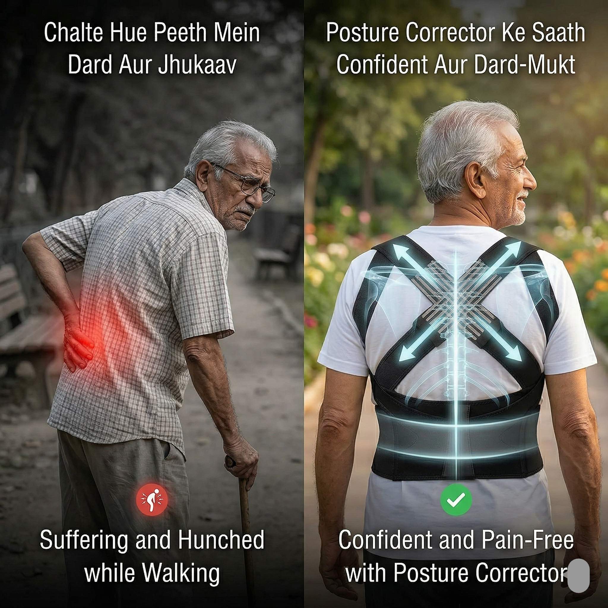 CoreFit Complete Posture & Backpain Relief Belt